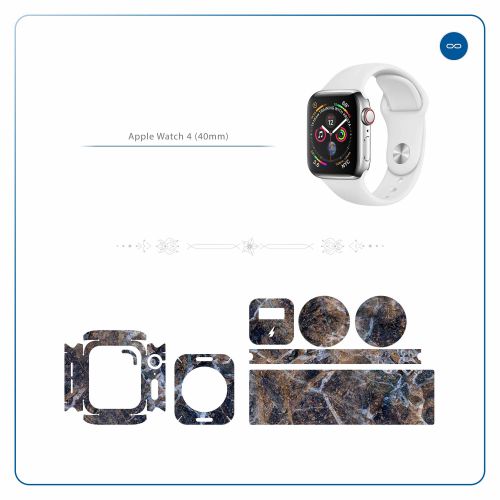 Apple_Watch 4 (40mm)_Earth_White_Marble_2